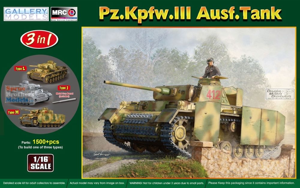 Paint & Pre-Built New 1/72 German Panzer III Ausf WWII Military Model G Tank 