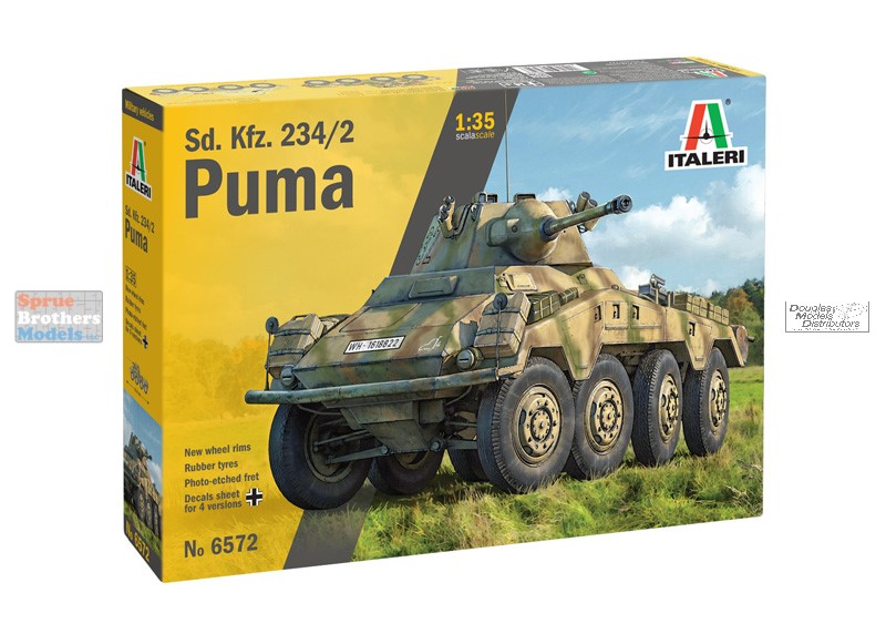 人気を誇る 1:35 ITA6572 Italeri Brothers Sprue - Puma Sd.Kfz.234/2 その他