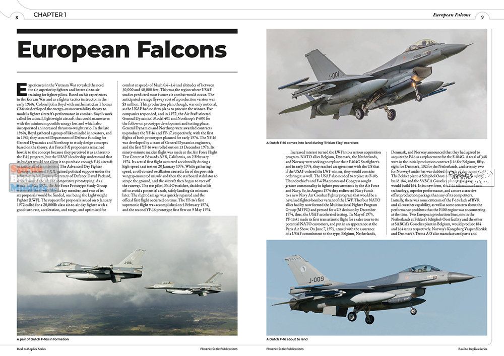 PSPRED002 Phoenix Scale Publications - F-16 Fighting Falcon