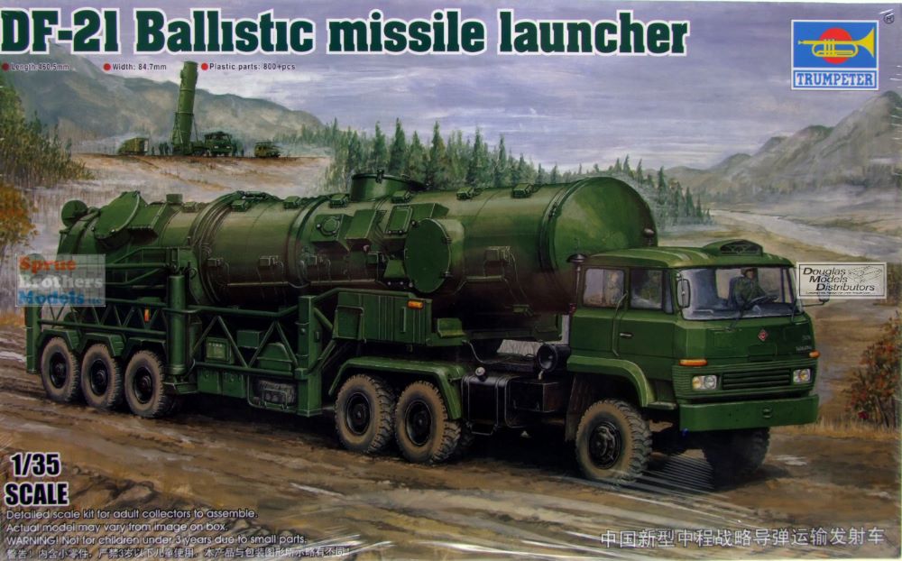 TRP00202 1:35 Trumpeter Chinese DF-21 Ballistic Missile