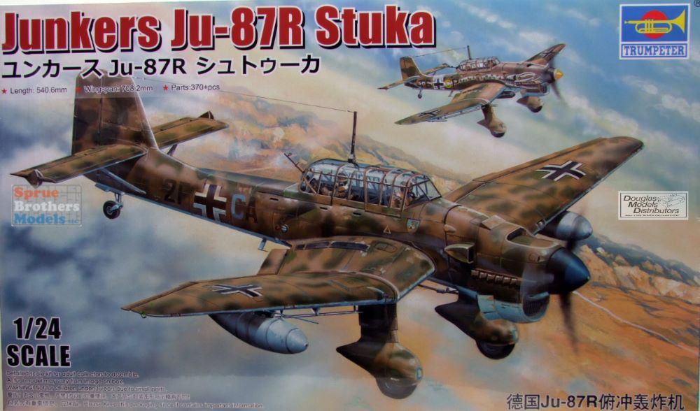 1/24 Trumpeter Junkers Ju-87R Stuka - Squadron.com