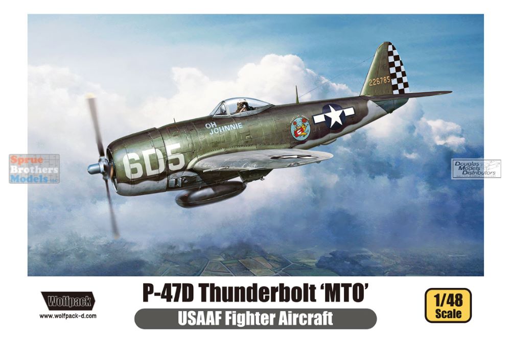 WPD14812 1:48 Wolfpack P-47D Thunderbolt 'MTO' - Sprue