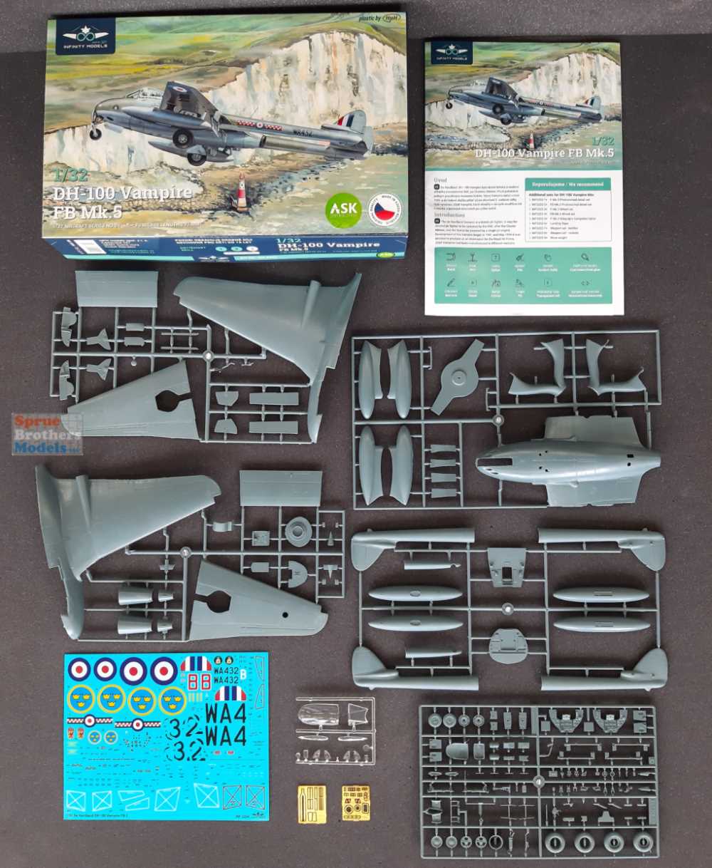 即日発送 Models Infinity 1:32 IFM3204 DH.100 Sprue - Mk.5 FB Vampire その他