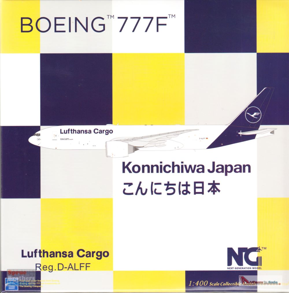 Amazon.co.jp: NGmodel ルフトハンザカーゴ 777F D-ALFJ 1/400