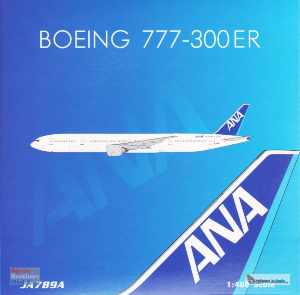 PHX04463 1:400 Phoenix Model ANA Boeing 777-300ER Reg #JA789A  (pre-painted/pre-built)