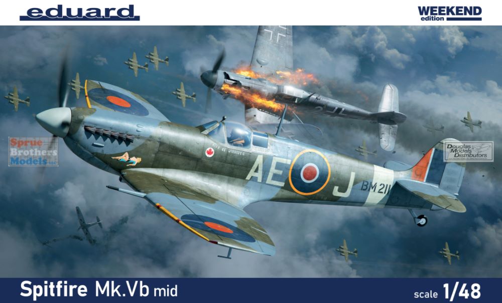 EDU84186 1:48 Eduard Weekend Edition - Spitfire Mk.Vb Mid - Sprue