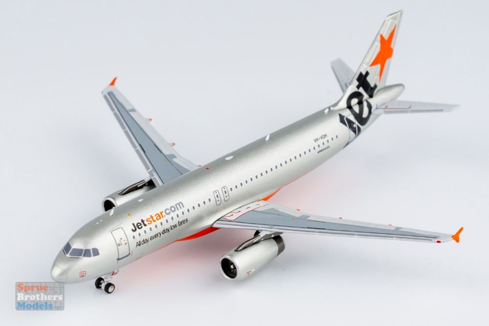 インポート・海外人気ブランド Airbus Jetstar Model NG 1:400 NGM15013 A320-200 #VH-VQH Reg 民間航空機