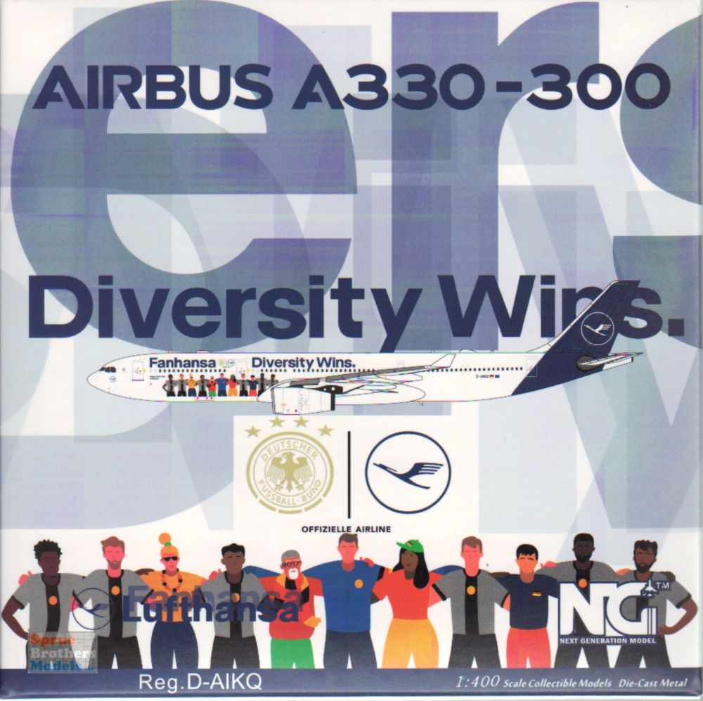 NGM62049 1:400 NG Model Lufthansa Airbus A330-300 Reg #D