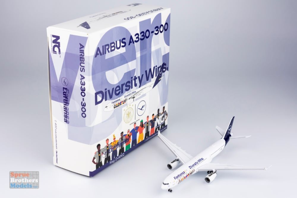 1:400 A330-300 Lufthansa Fanhansa Diversity Wins. D-AIKQ